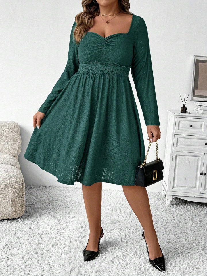 Rochie midi SHEIN, verde