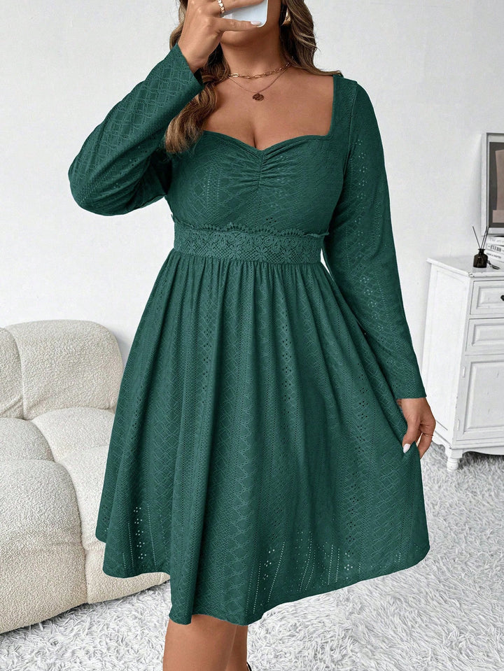 Rochie midi SHEIN, verde