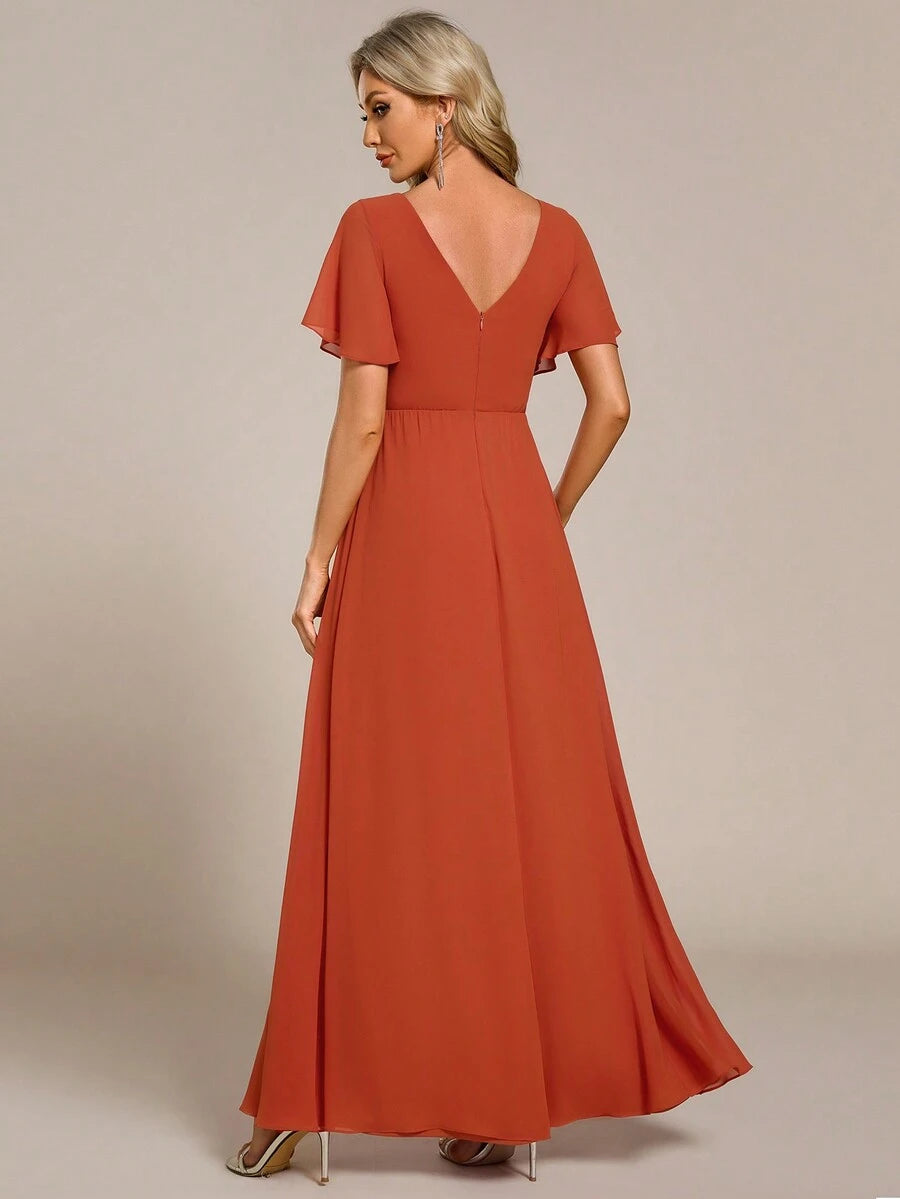 Rochie maxi SHEIN, cărămiziu