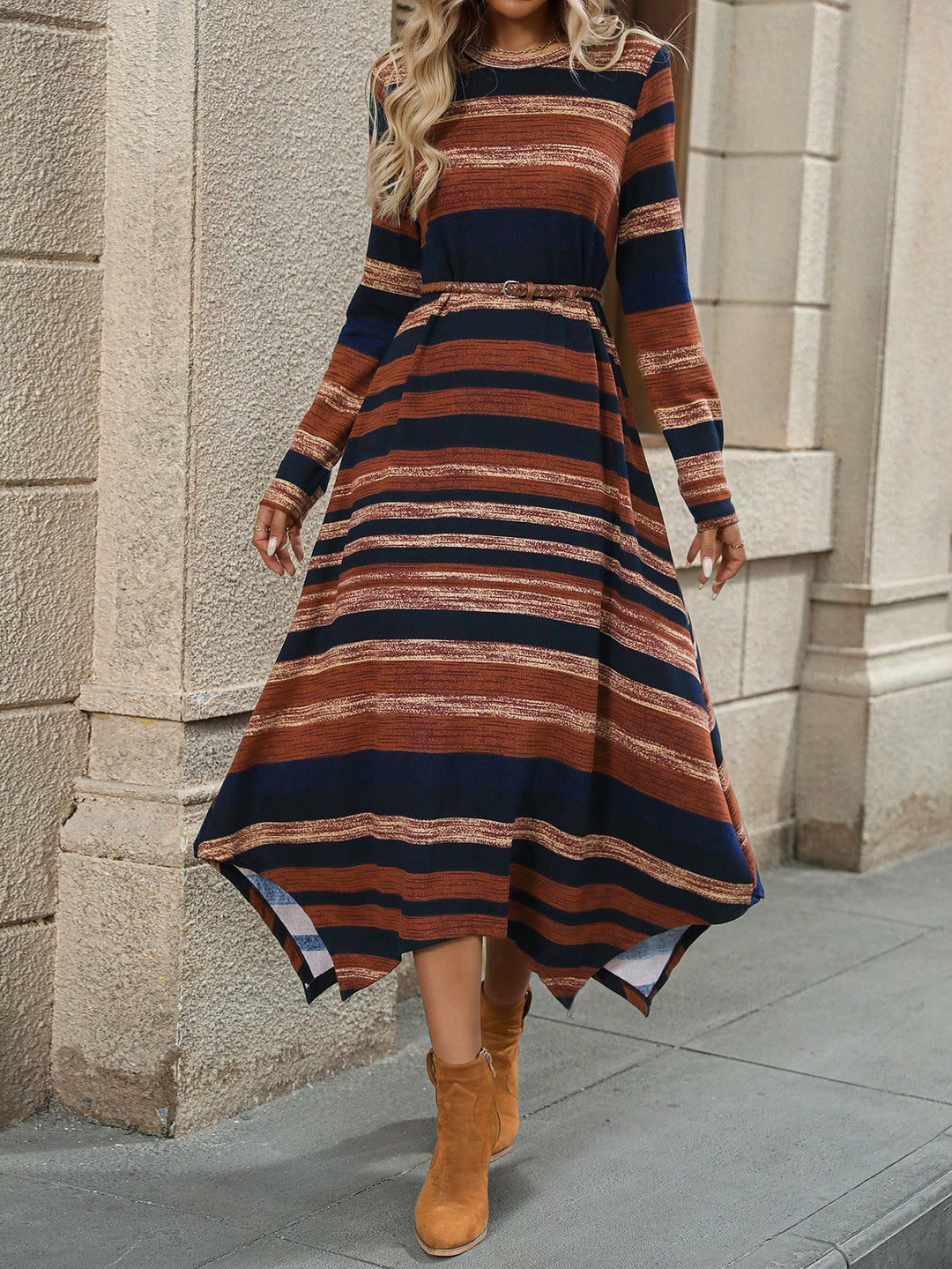 Rochie maxi SHEIN, mix culori