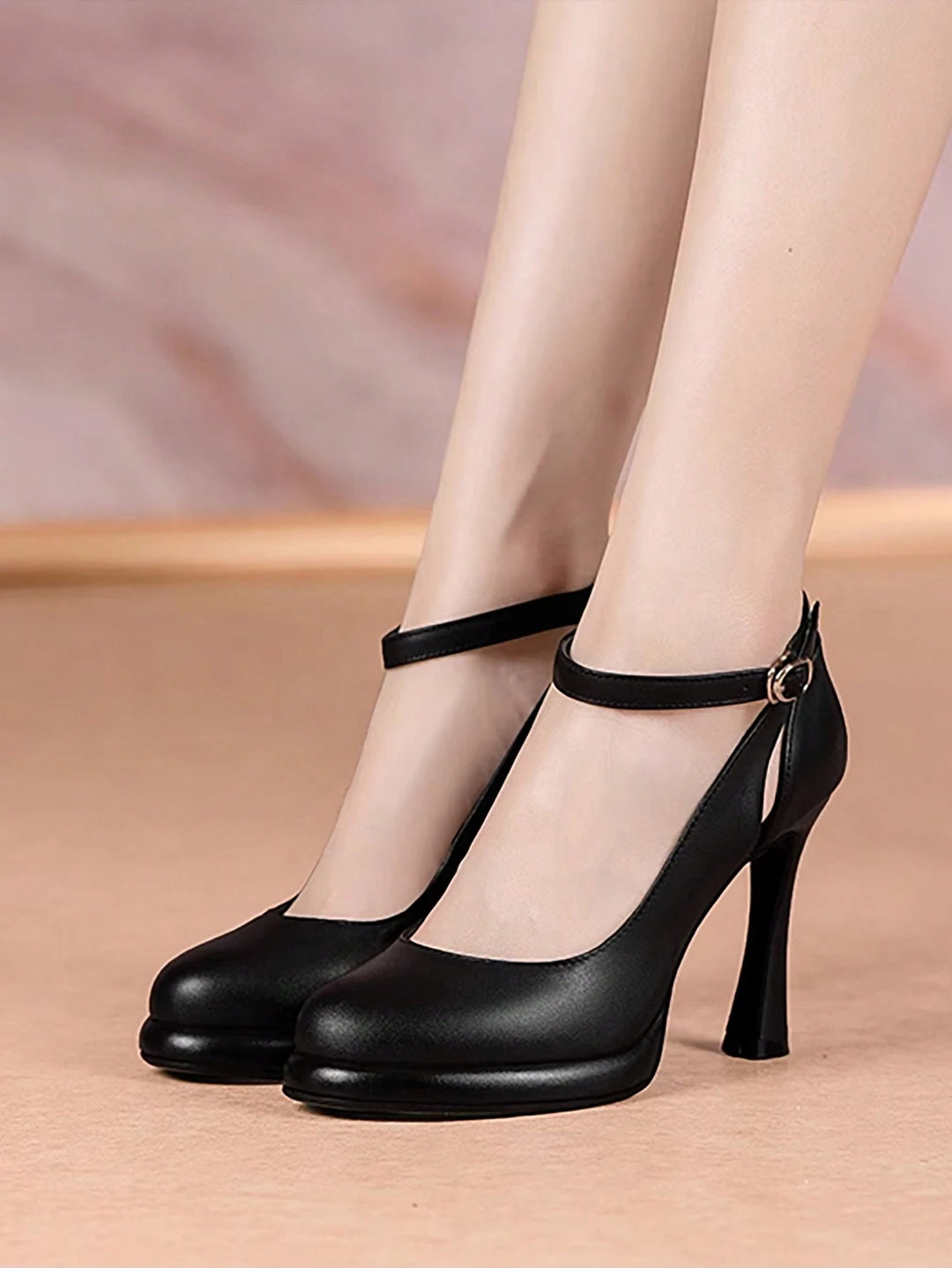 Pantofi cu toc SHEIN, negru