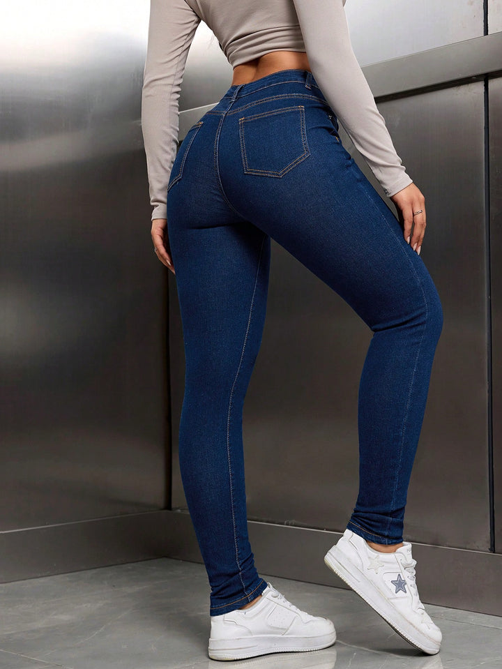 Jeans SHEIN, albastru