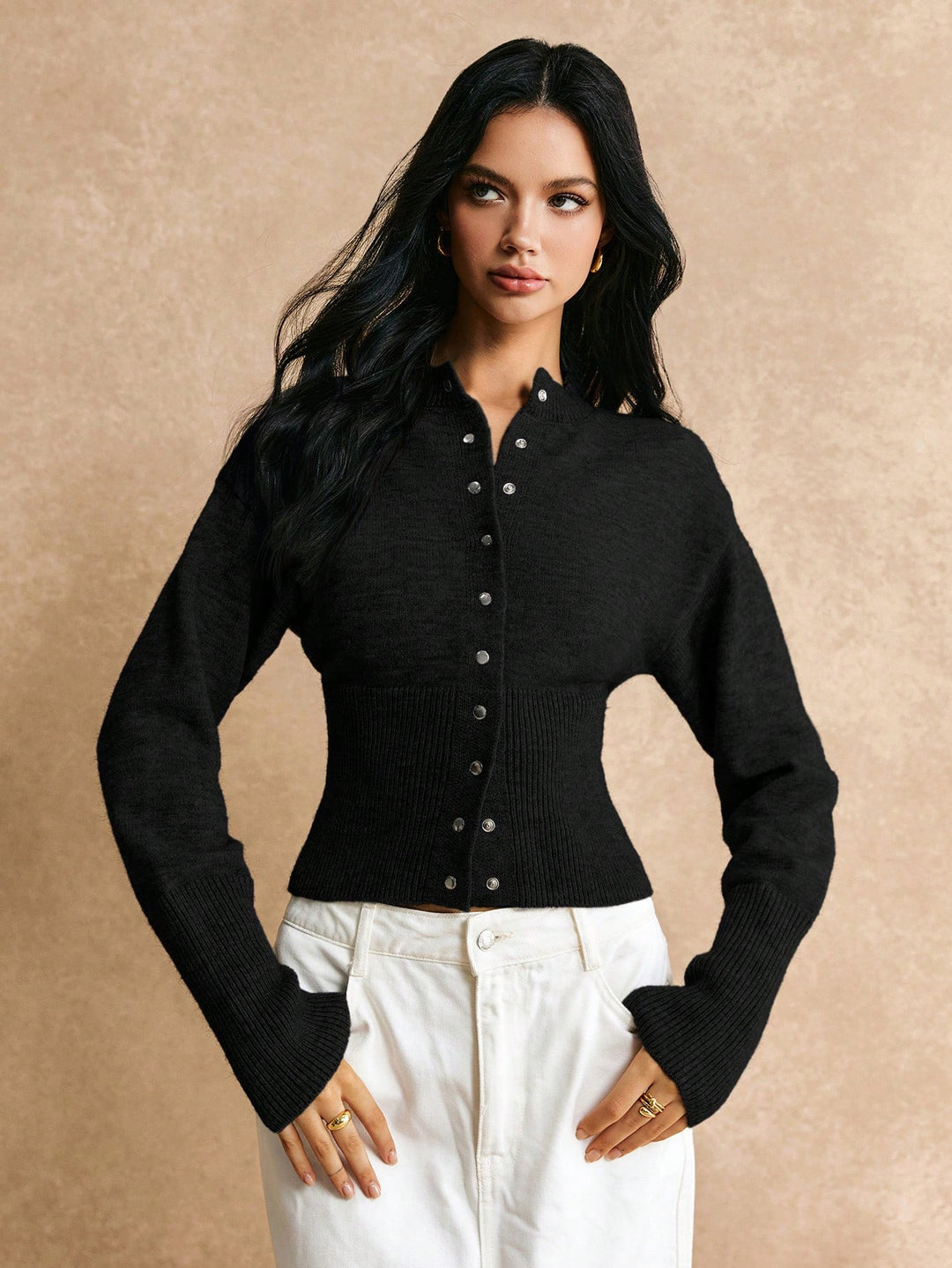 Cardigan SHEIN, negru