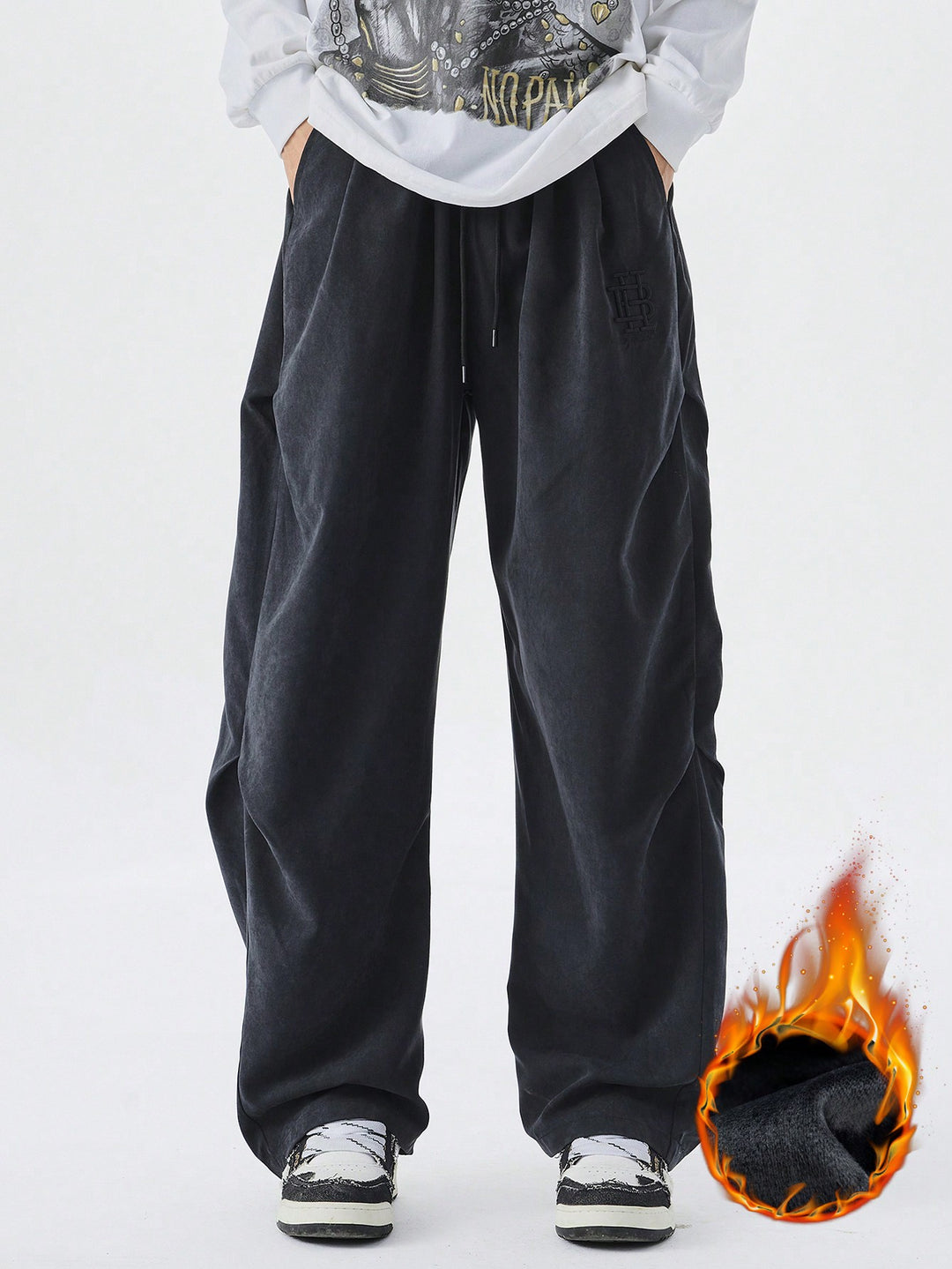 Pantaloni SHEIN, negru