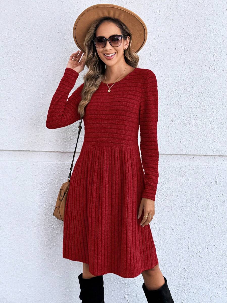 Rochie midi SHEIN, roșu