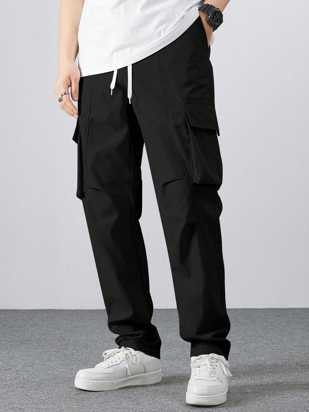 Pantaloni SHEIN, negru