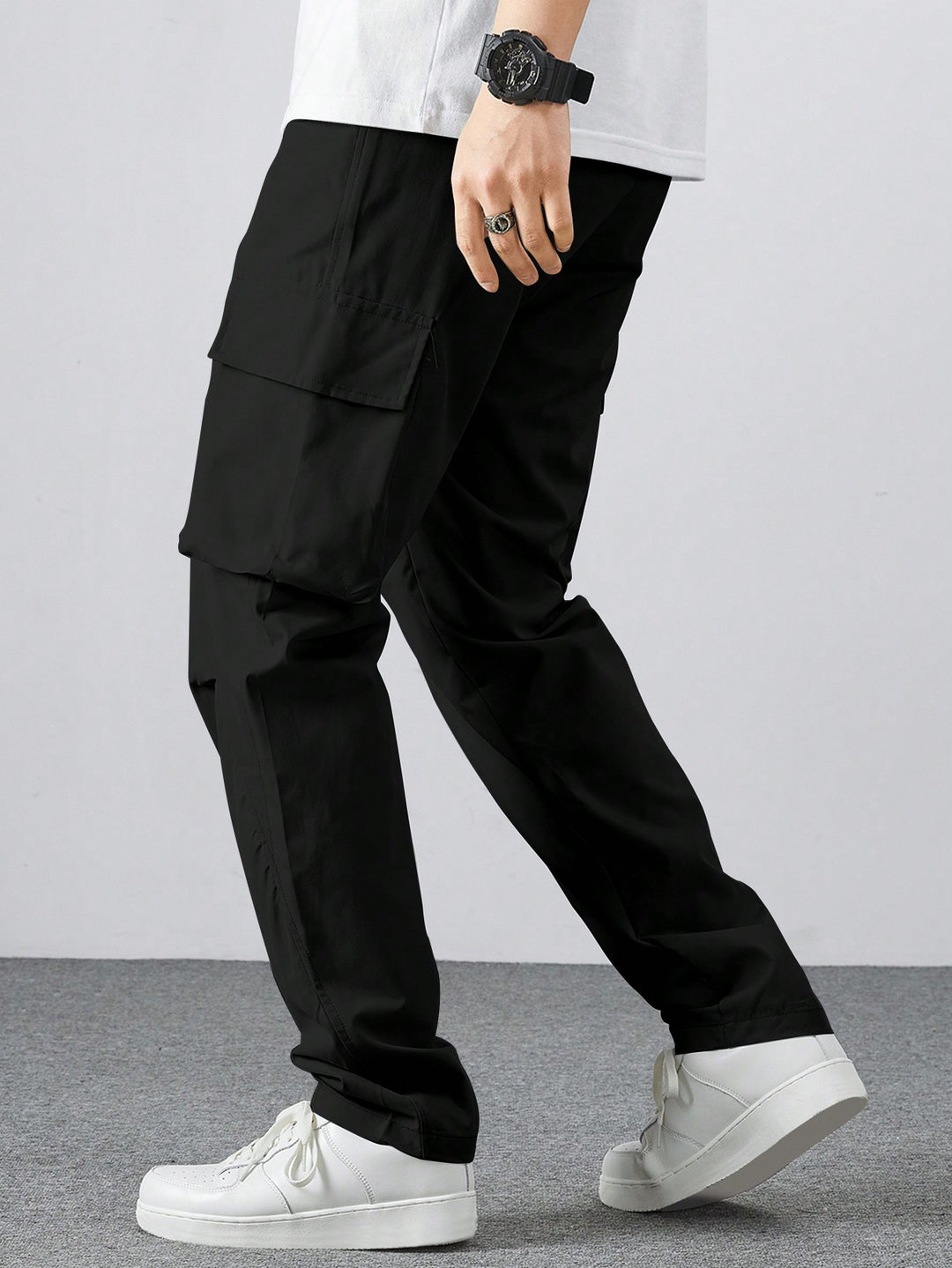 Pantaloni SHEIN, negru