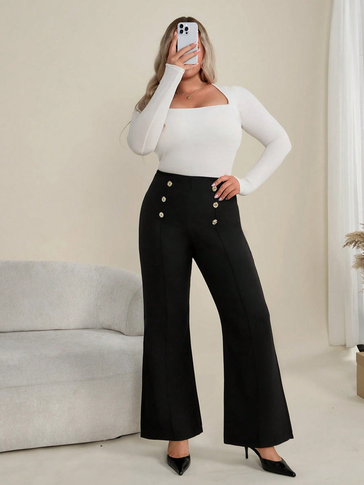 Pantaloni SHEIN, negru