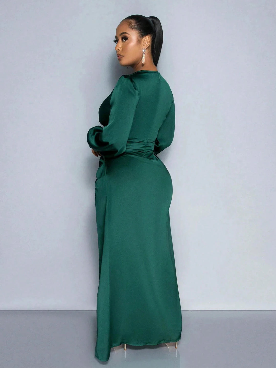 Rochie maxi SHEIN, verde