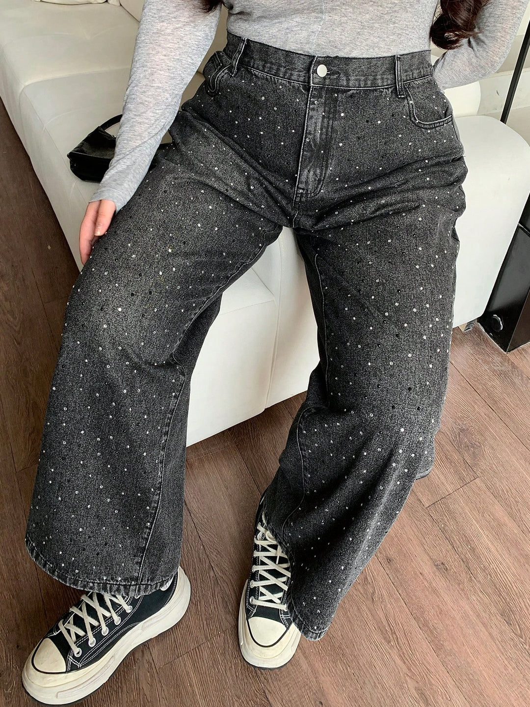 Jeans SHEIN, negru