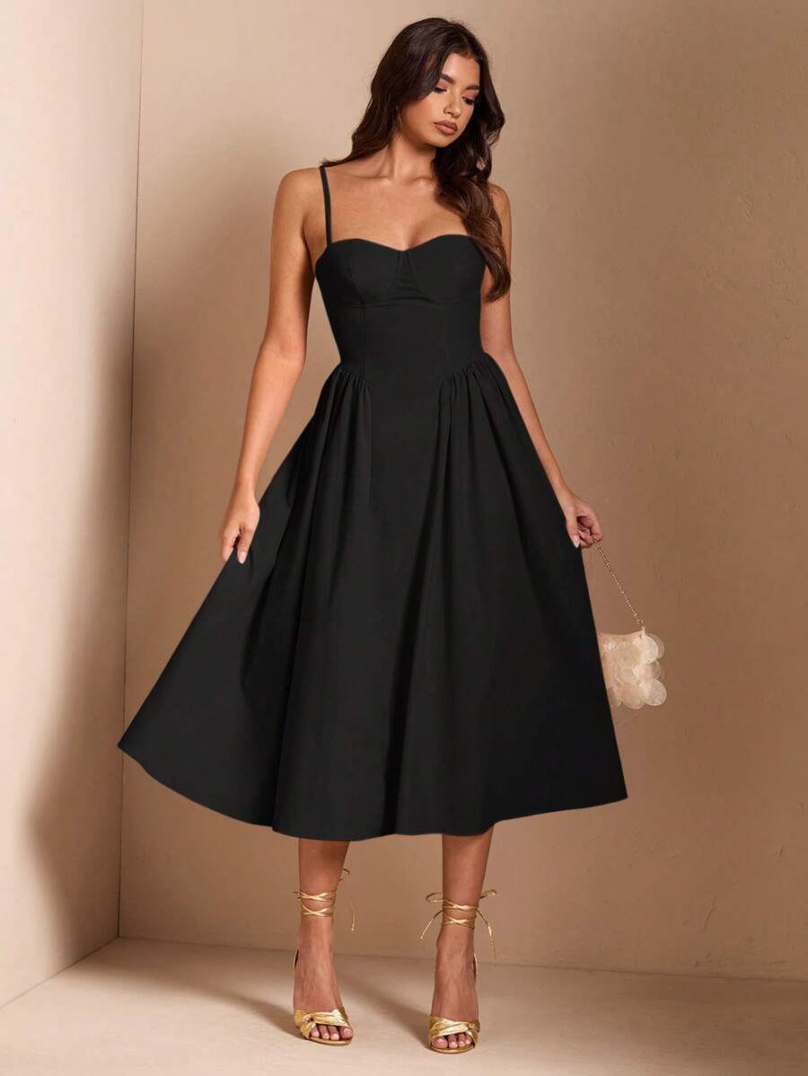 Rochie maxi SHEIN, negru