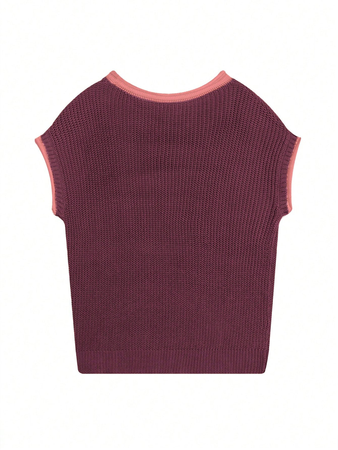 SHEIN Kötött top, bordó
