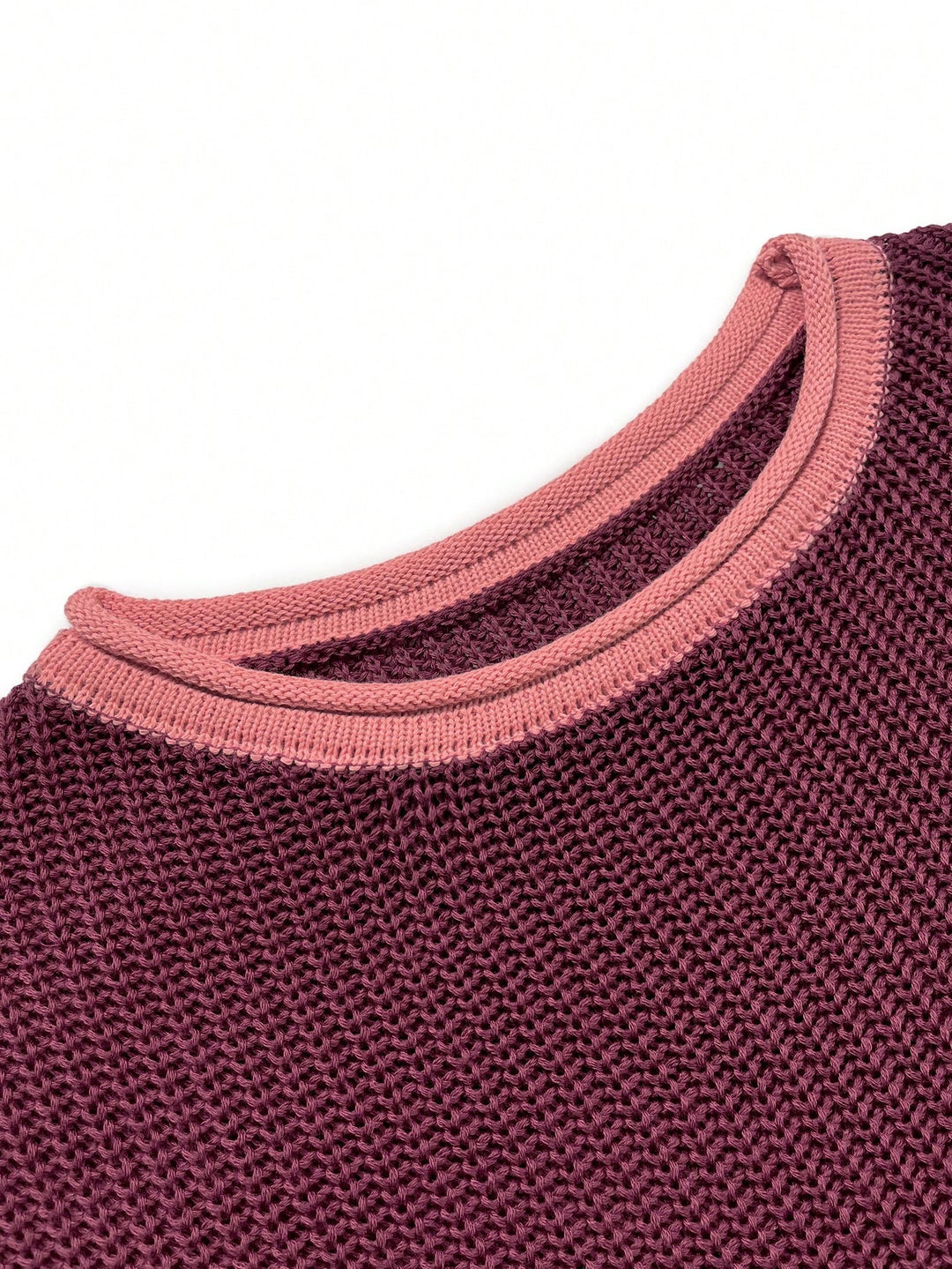 SHEIN Kötött top, bordó
