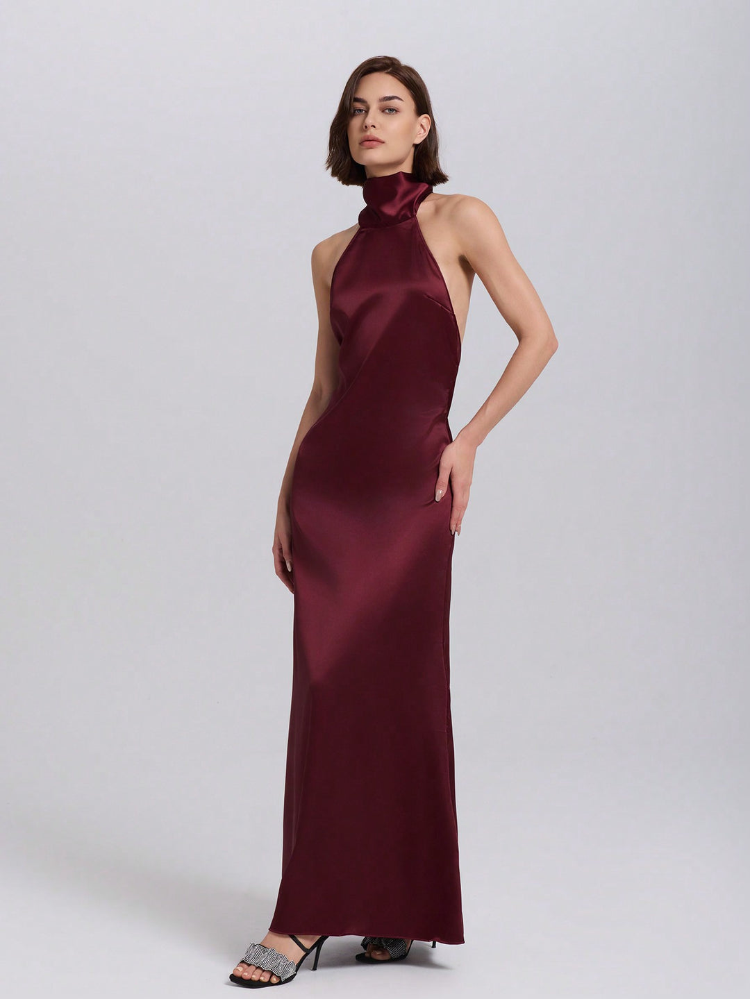 SHEIN maxi ruha, piros