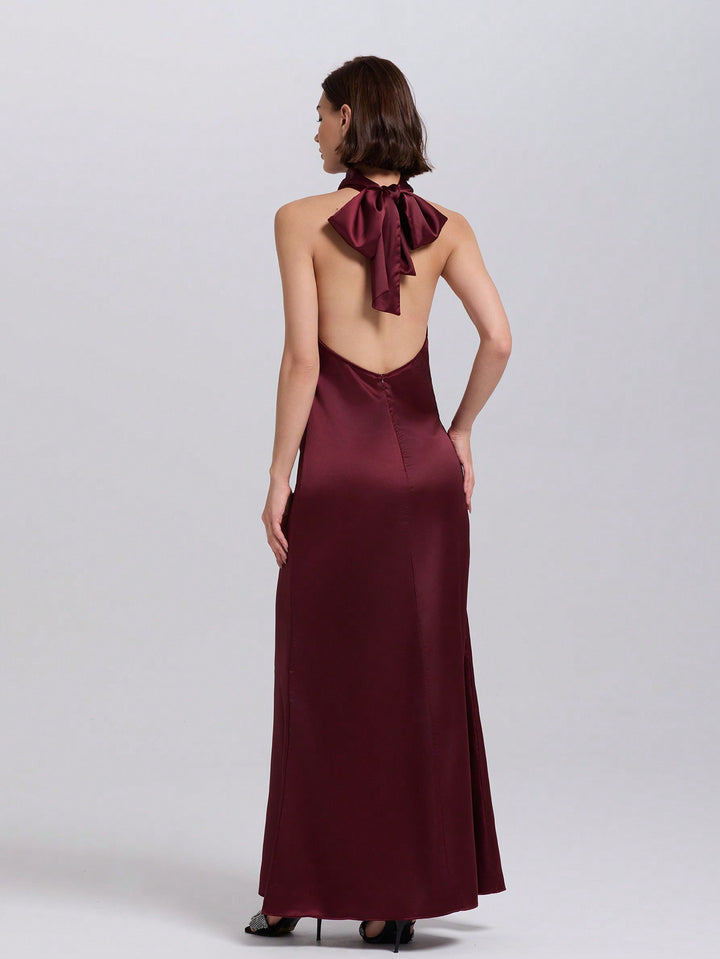 SHEIN maxi ruha, piros