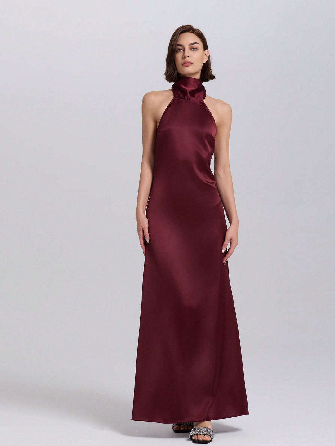 SHEIN maxi ruha, piros