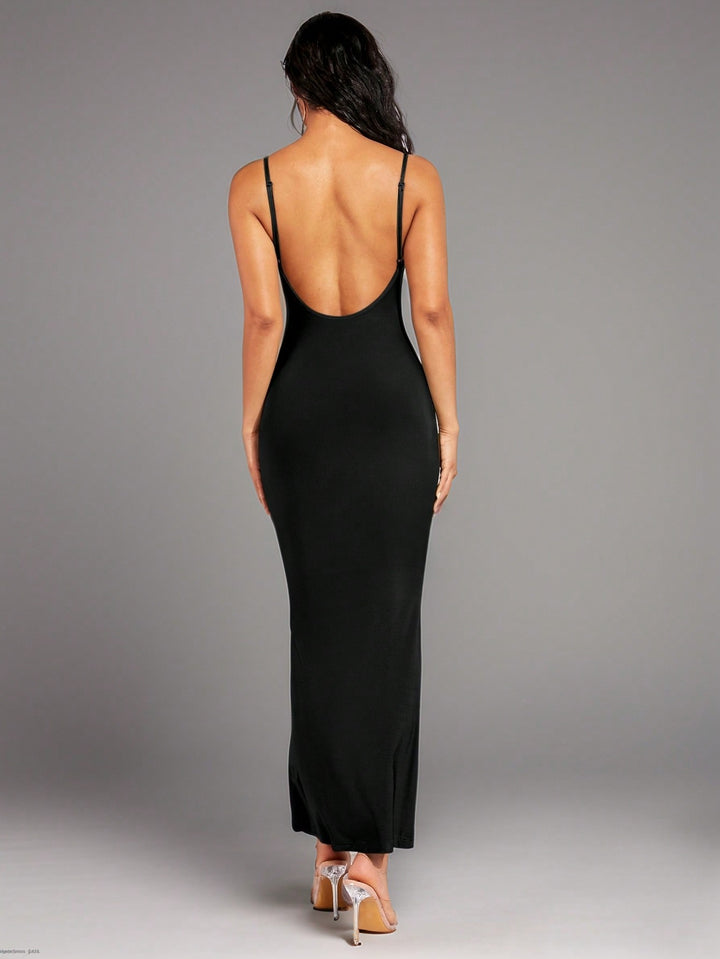 SHEIN maxi ruha, fekete