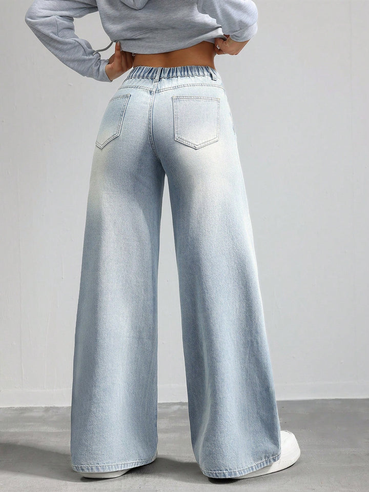 Jeans SHEIN, albastru