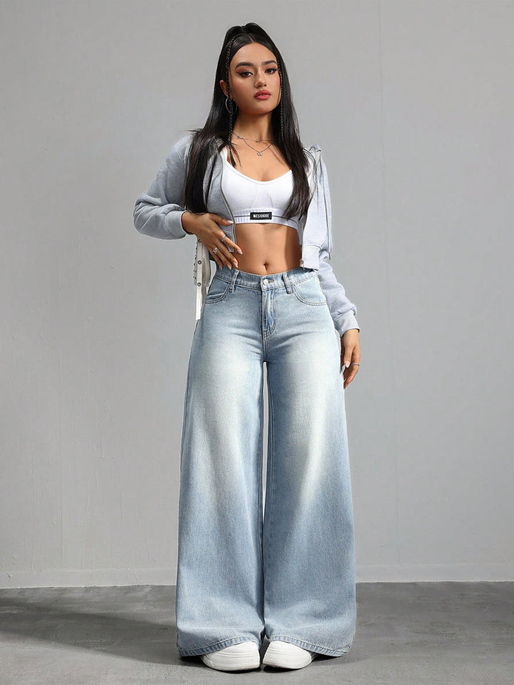 Jeans SHEIN, albastru