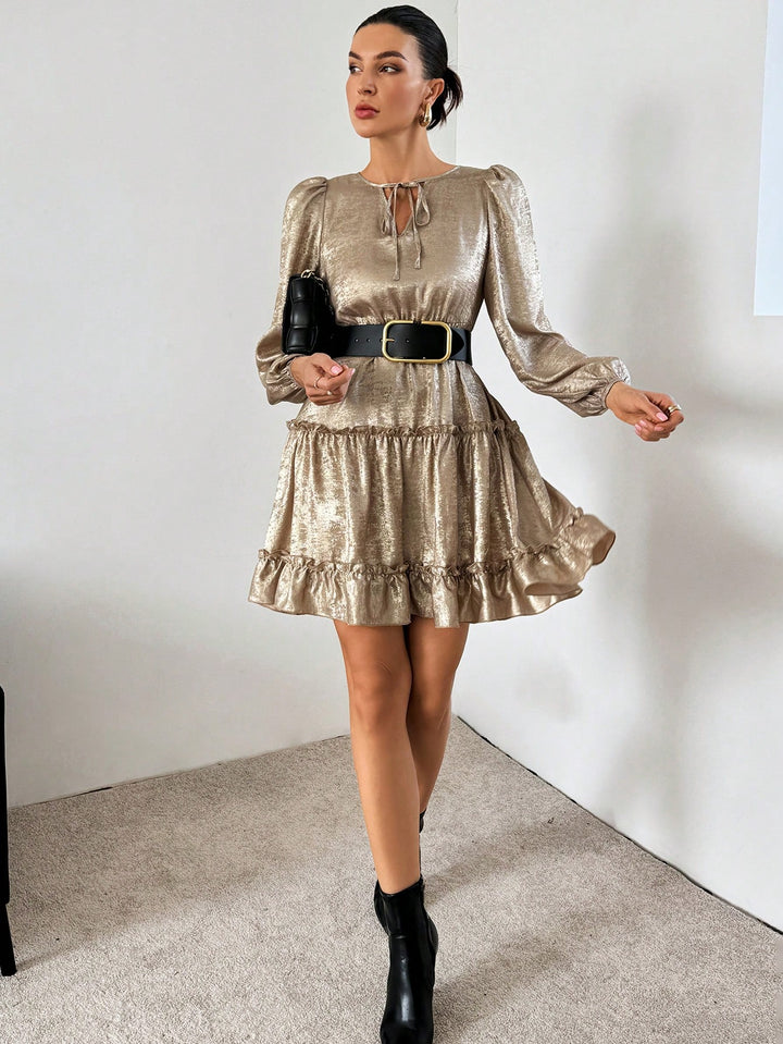 Rochie miniSHEIN, auriu