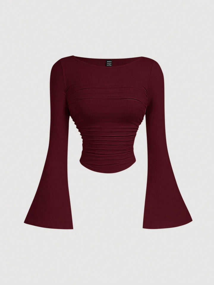 Tricou SHEIN, vișiniu