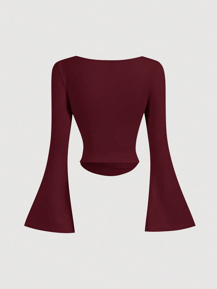 Tricou SHEIN, vișiniu