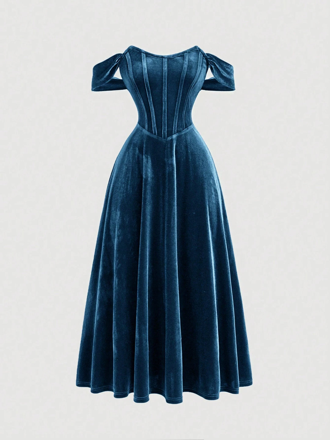 Rochie maxi SHEIN, albastru