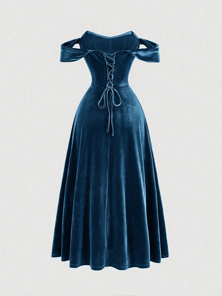 Rochie maxi SHEIN, albastru
