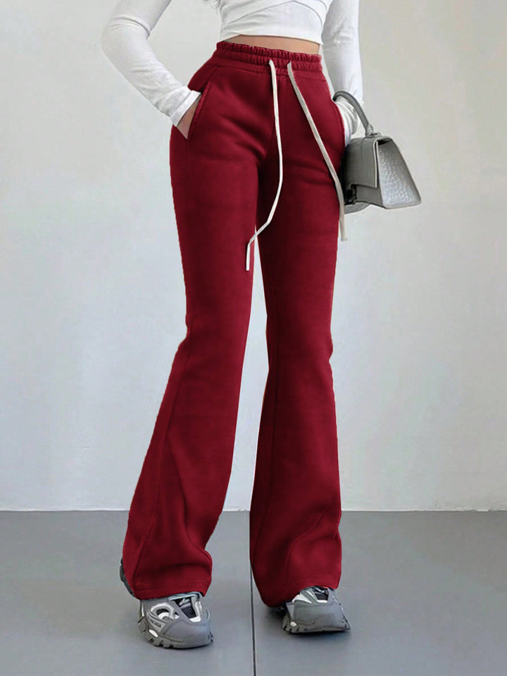 Pantaloni SHEIN, vișiniu