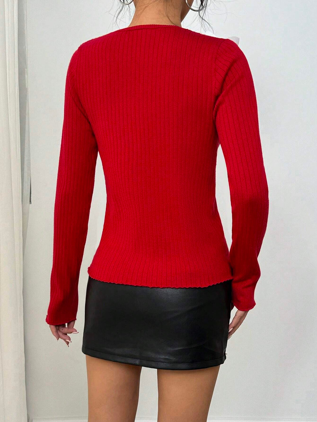 SHEIN Blouse, red