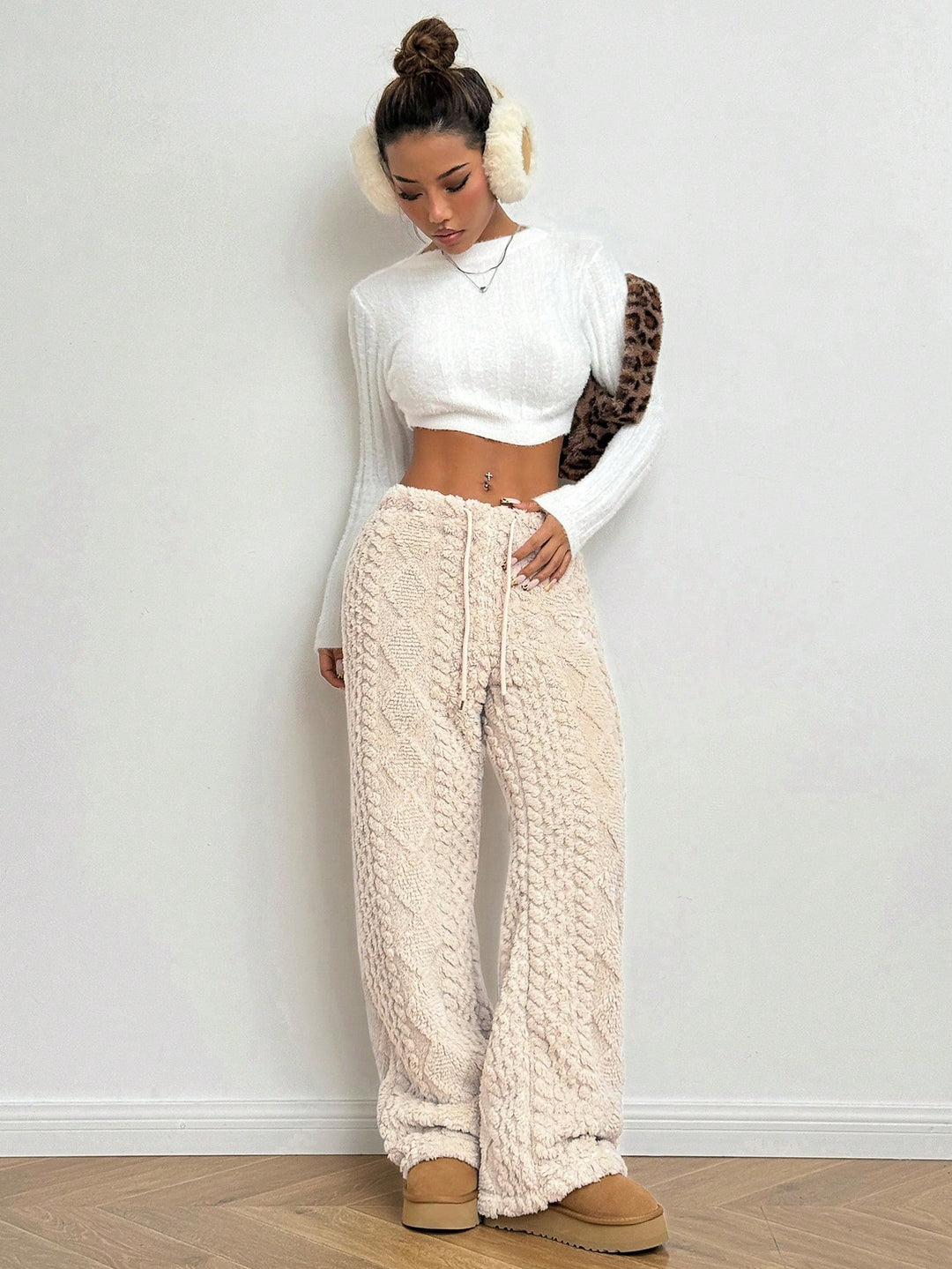 Pantaloni SHEIN, bej