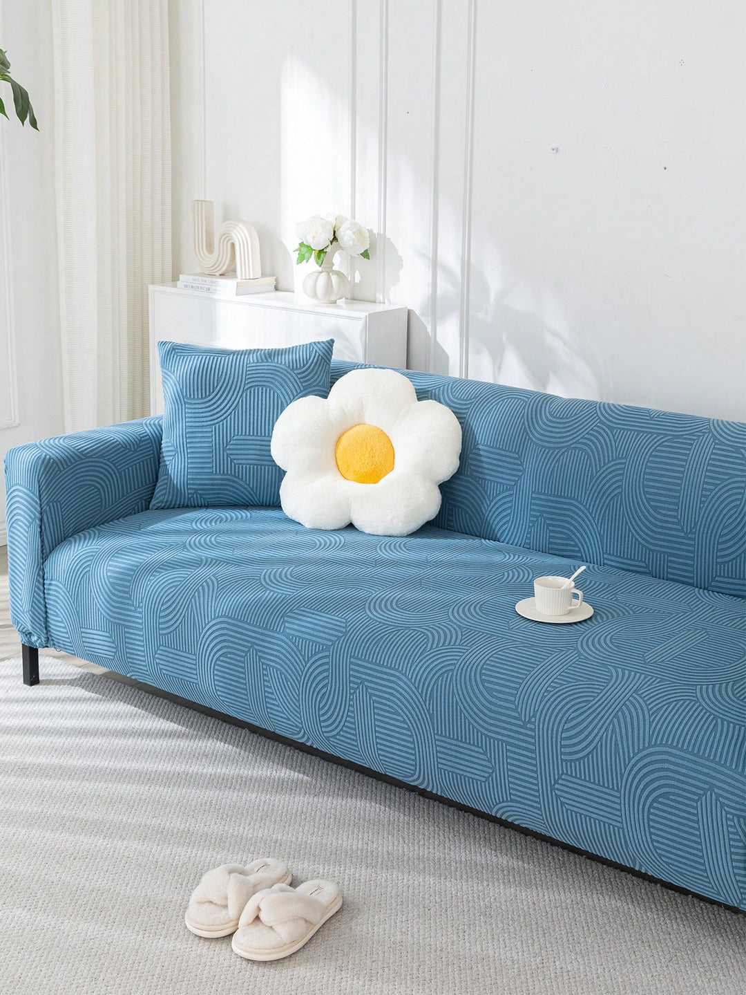 Husă pentru canapea SHEIN, albastru