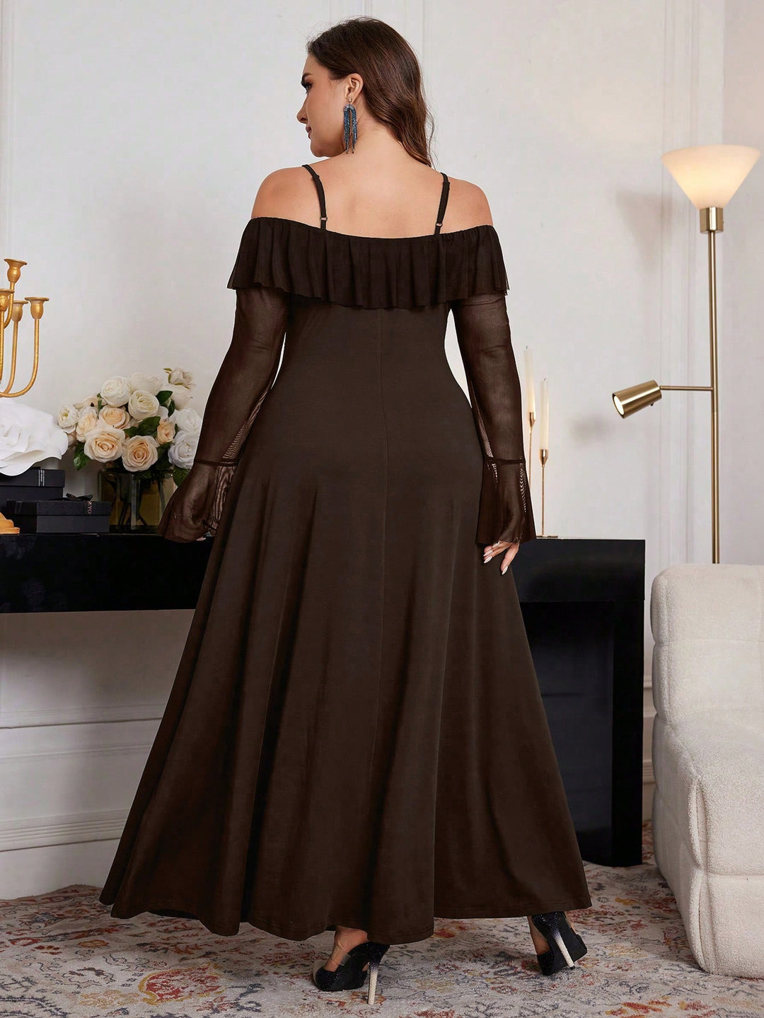Rochie SHEIN, maro