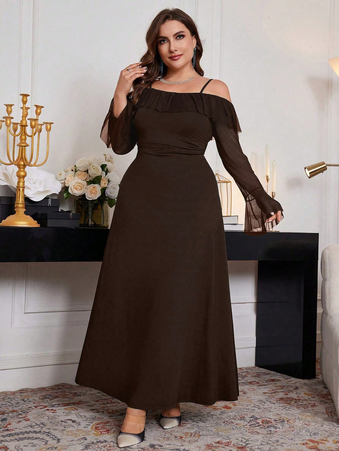 Rochie SHEIN, maro
