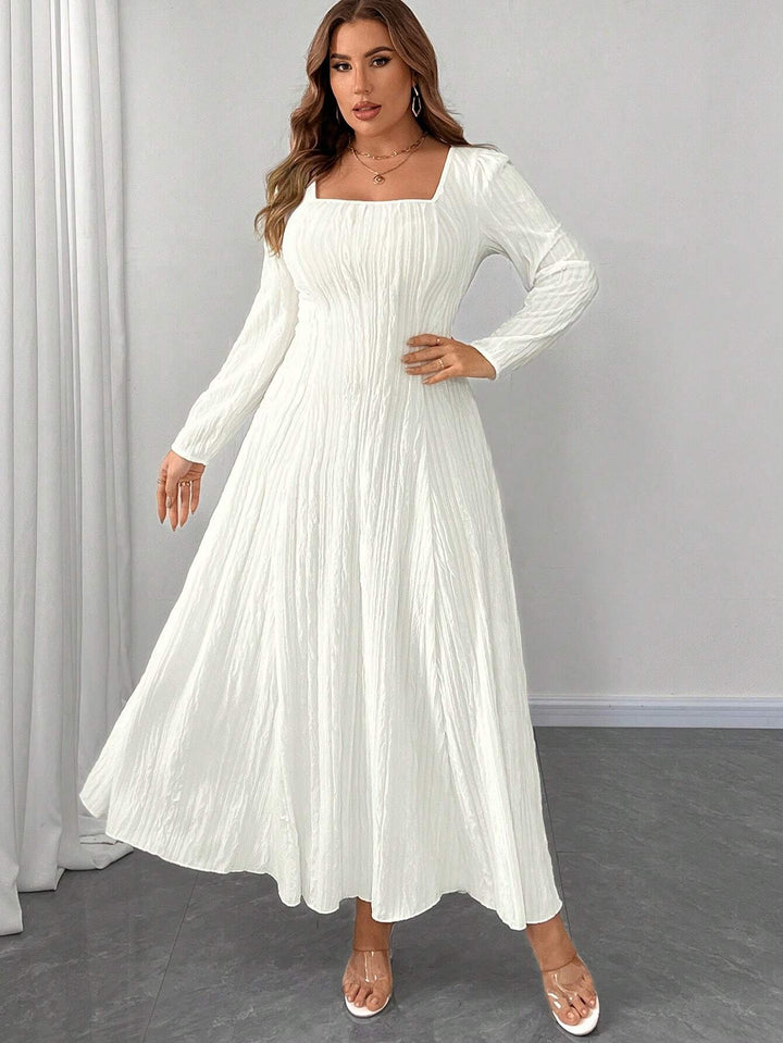 Rochie maxi SHEIN, alb