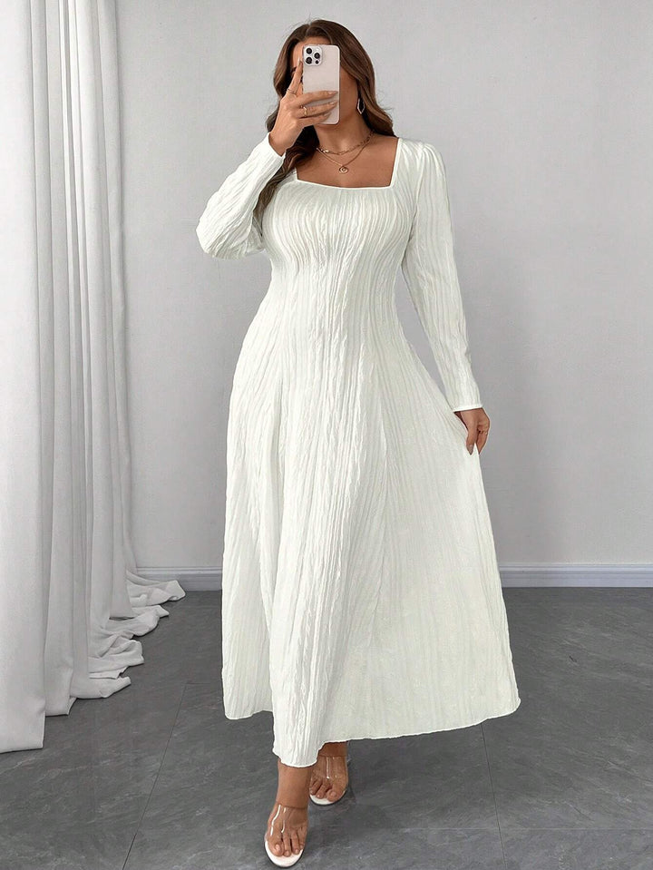 Rochie maxi SHEIN, alb