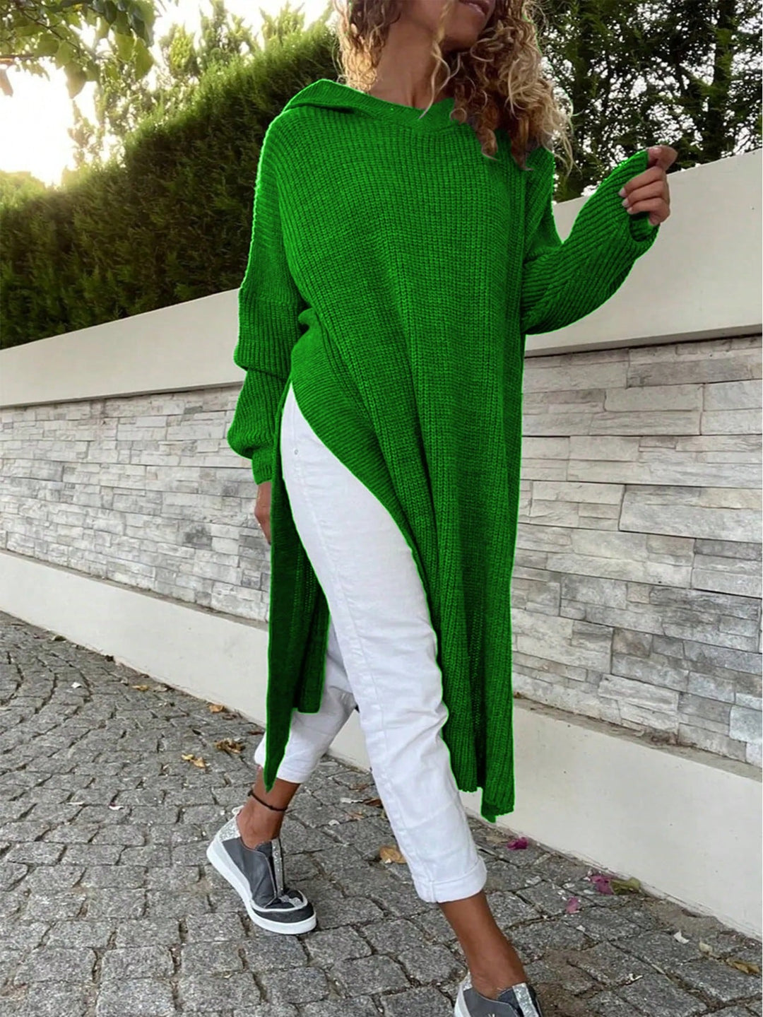 Pulover SHEIN, verde