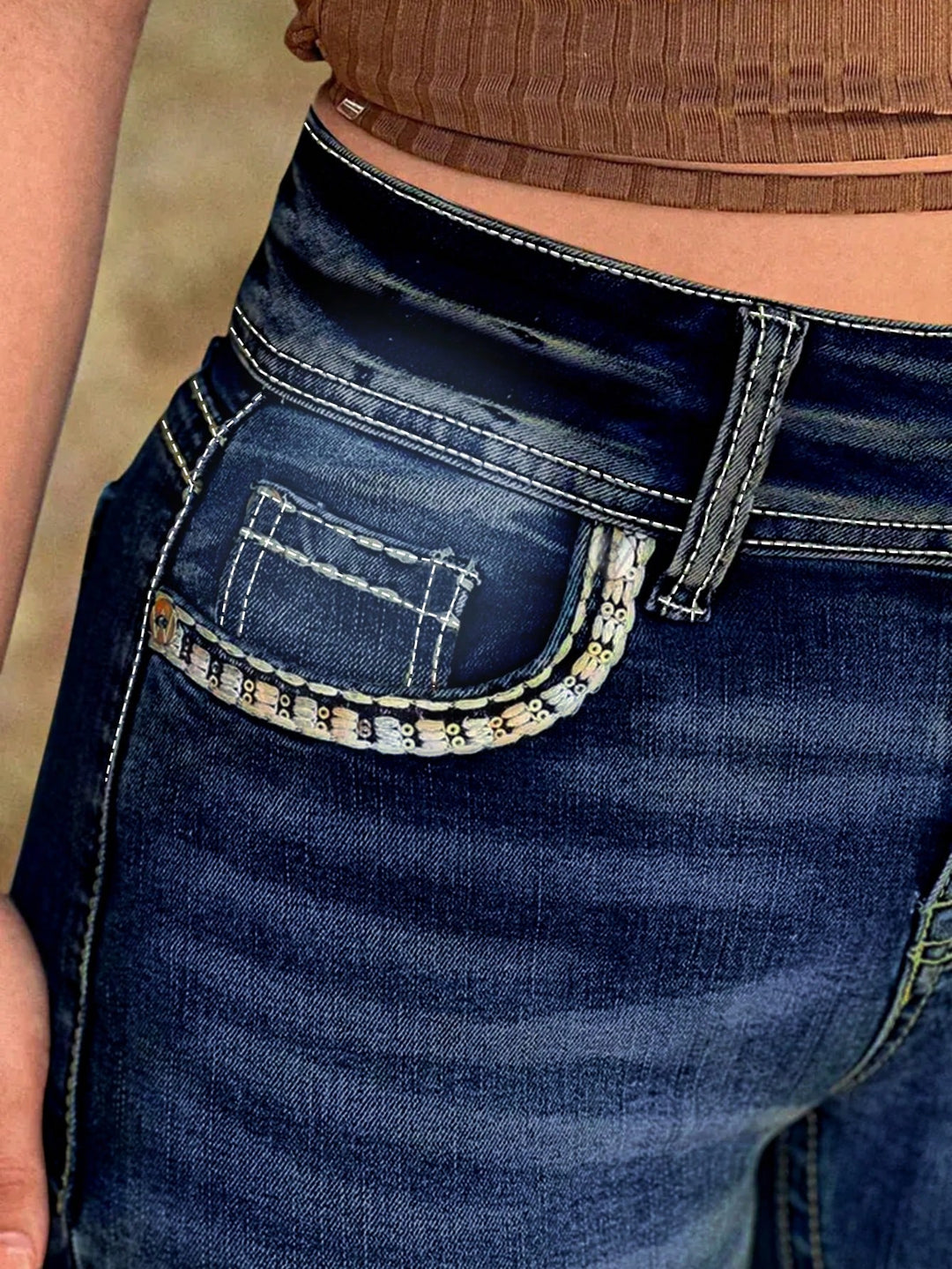 Jeans SHEIN, albastru