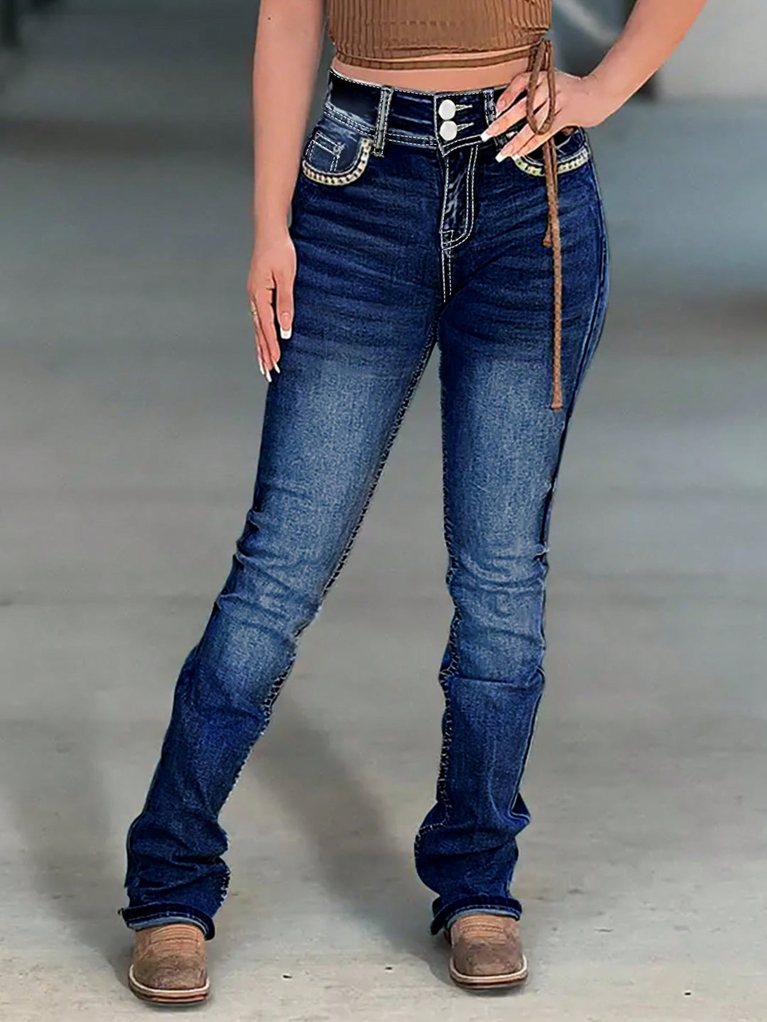 Jeans SHEIN, albastru