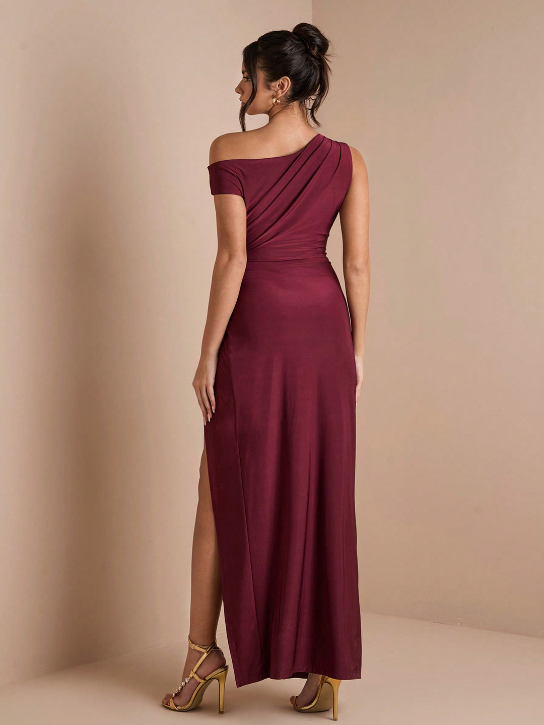 Rochie maxi SHEIN, vișiniu