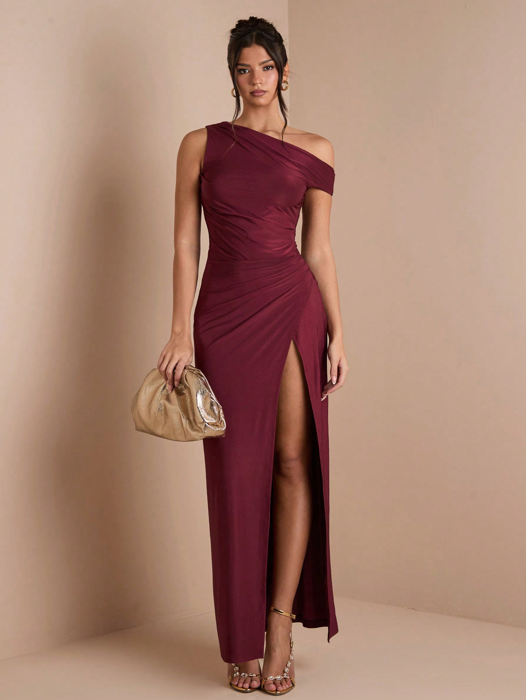 Rochie maxi SHEIN, vișiniu