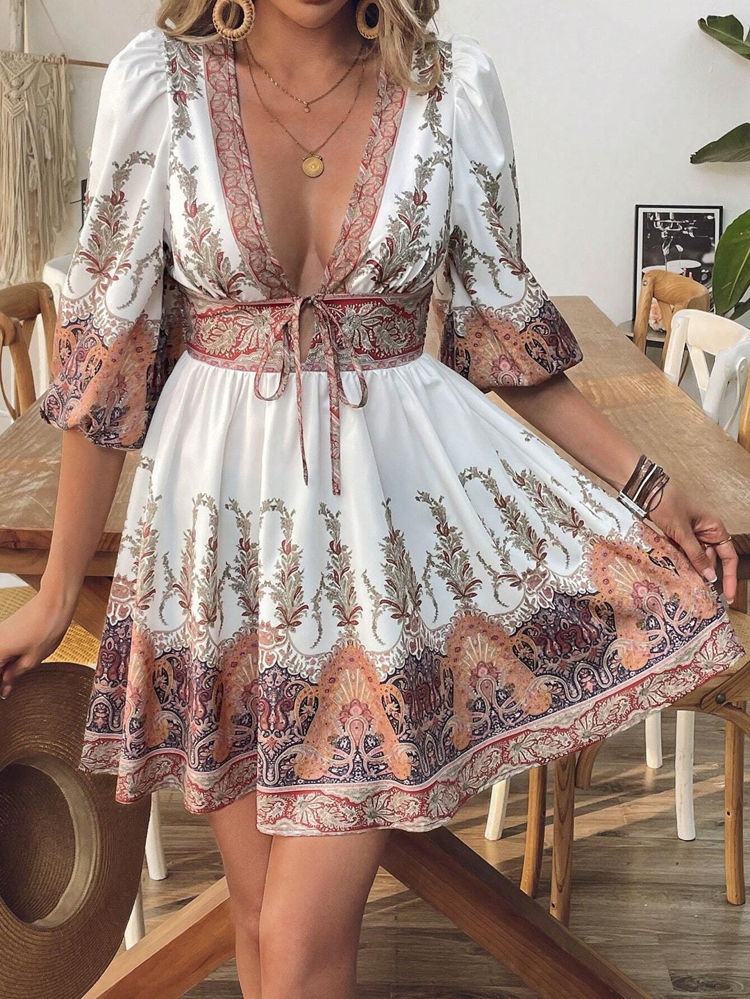 Shein Curve+ miniruha, vegyes színek