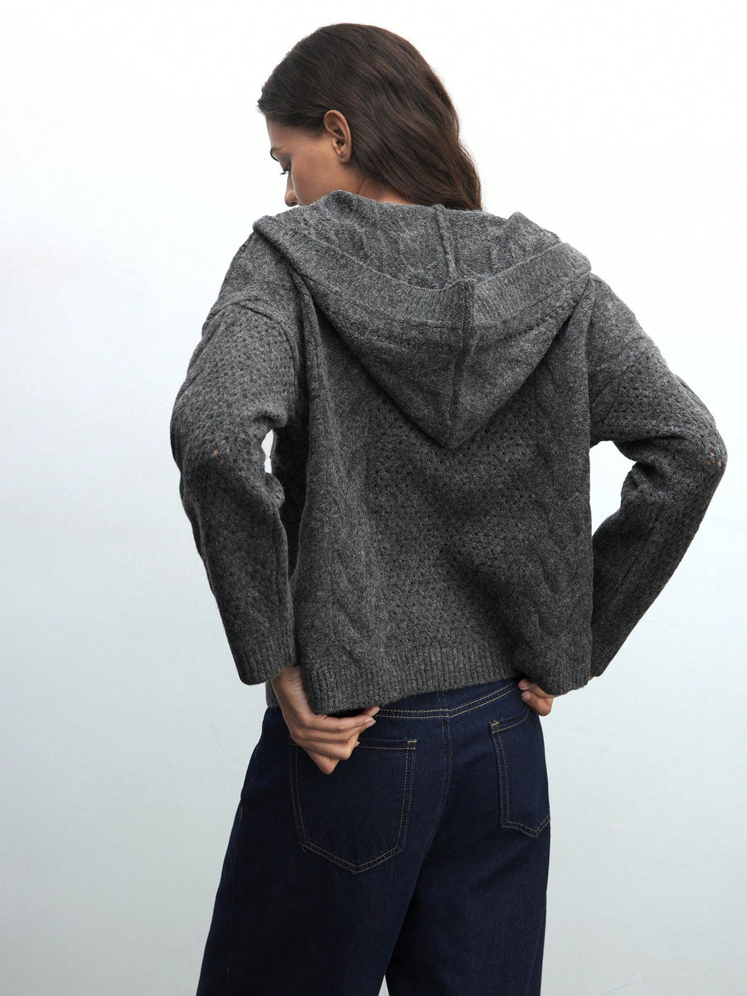 Cardigan SHEIN, gri