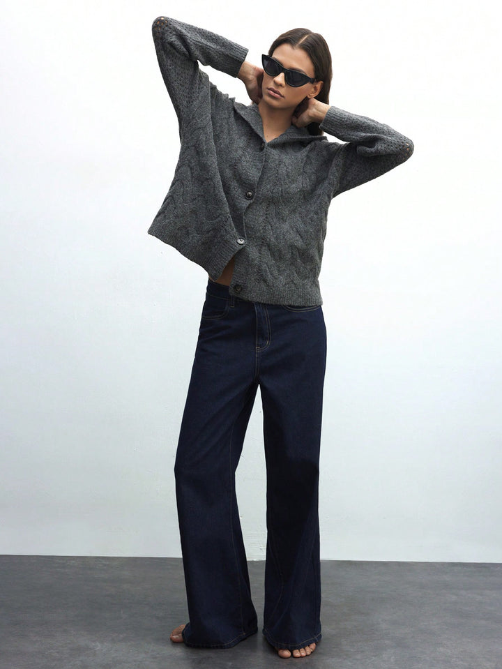 Cardigan SHEIN, gri