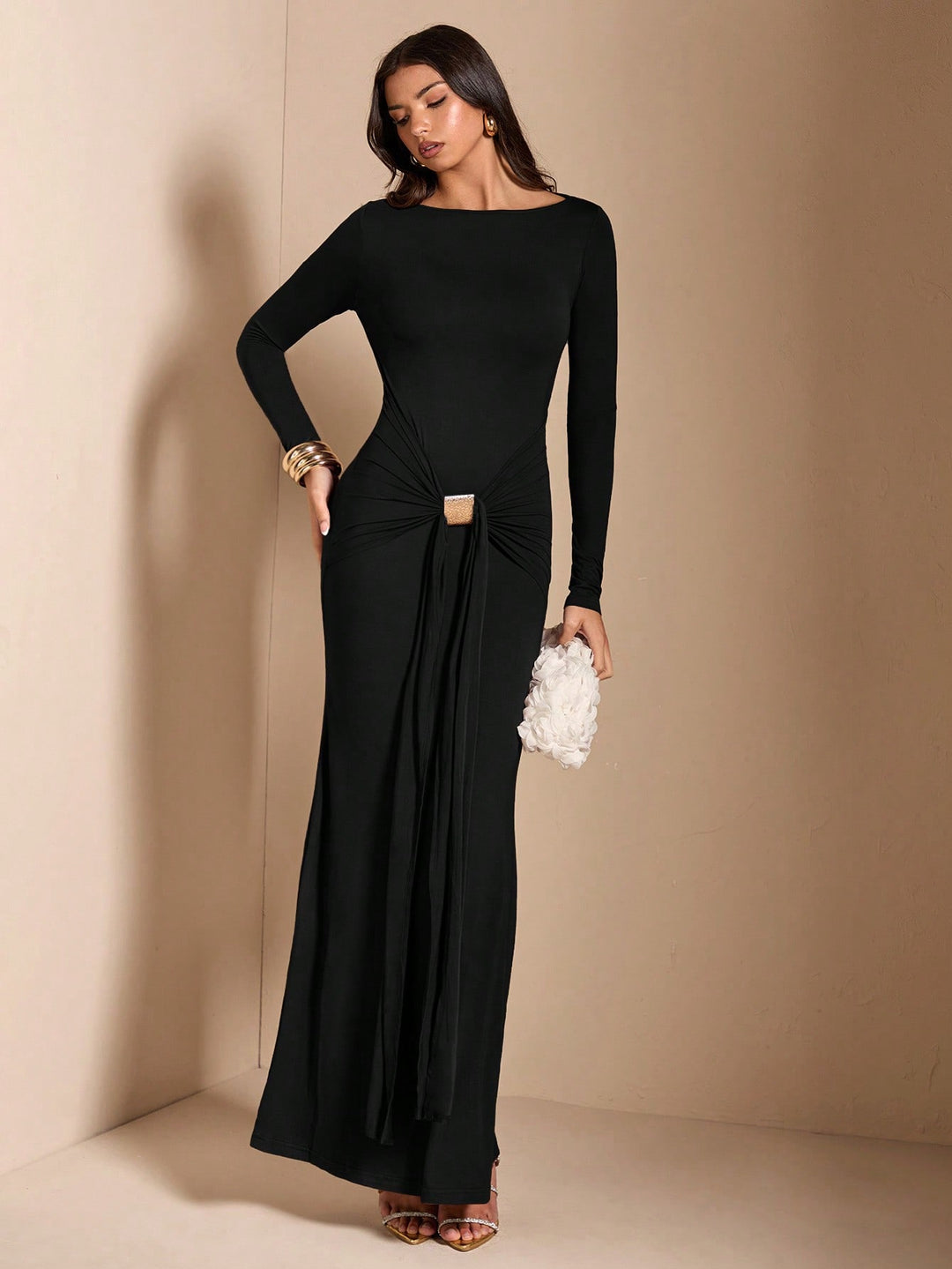 Rochie maxi SHEIN, negru