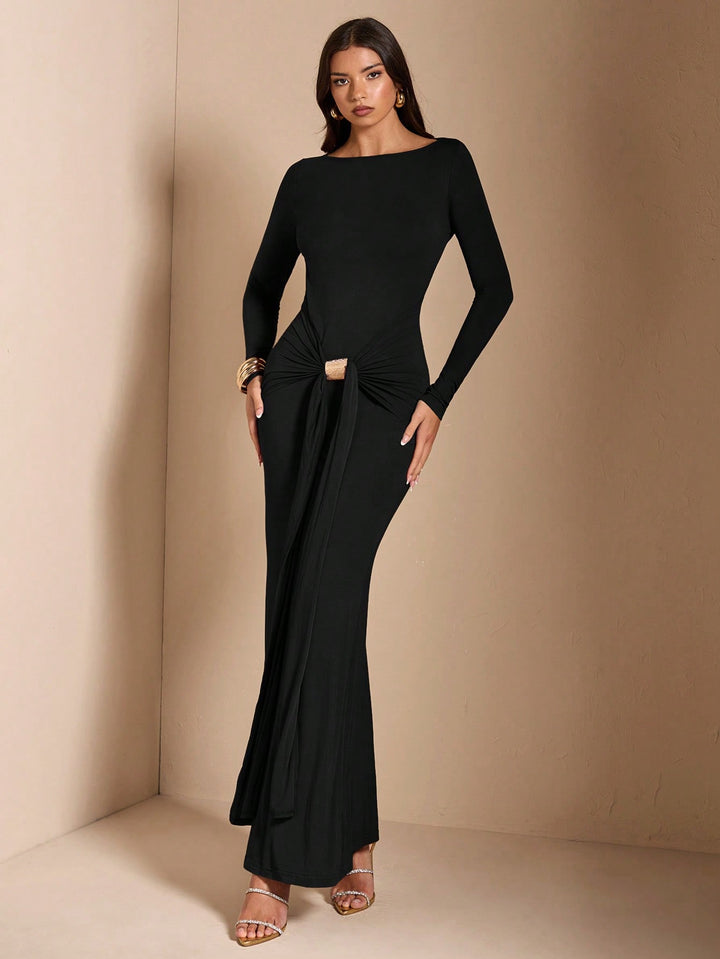 Rochie maxi SHEIN, negru