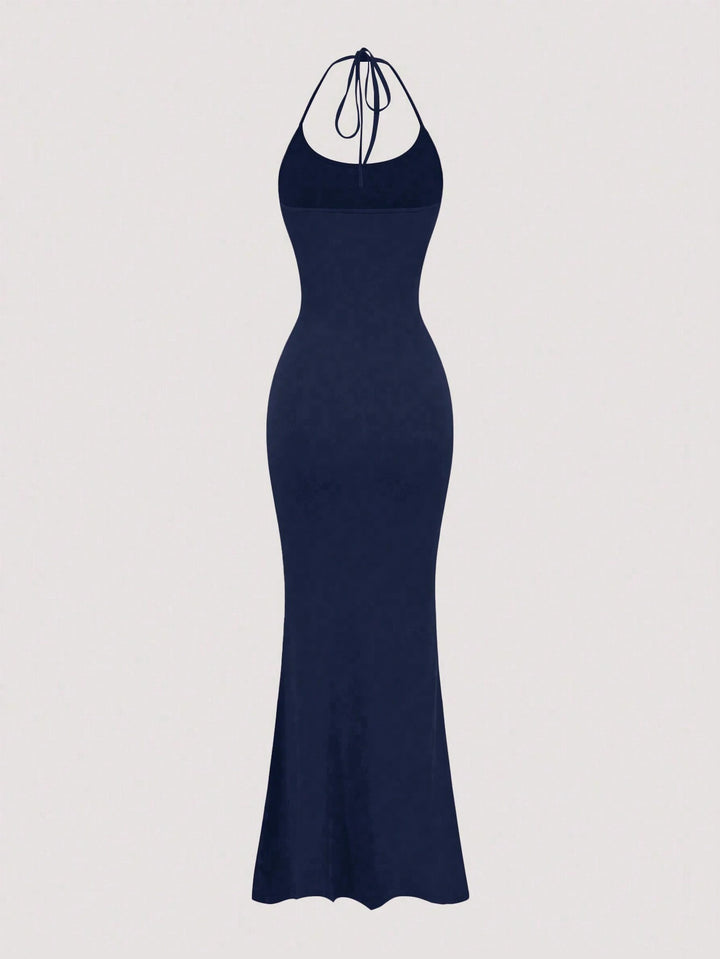 Rochie maxi SHEIN, albastru