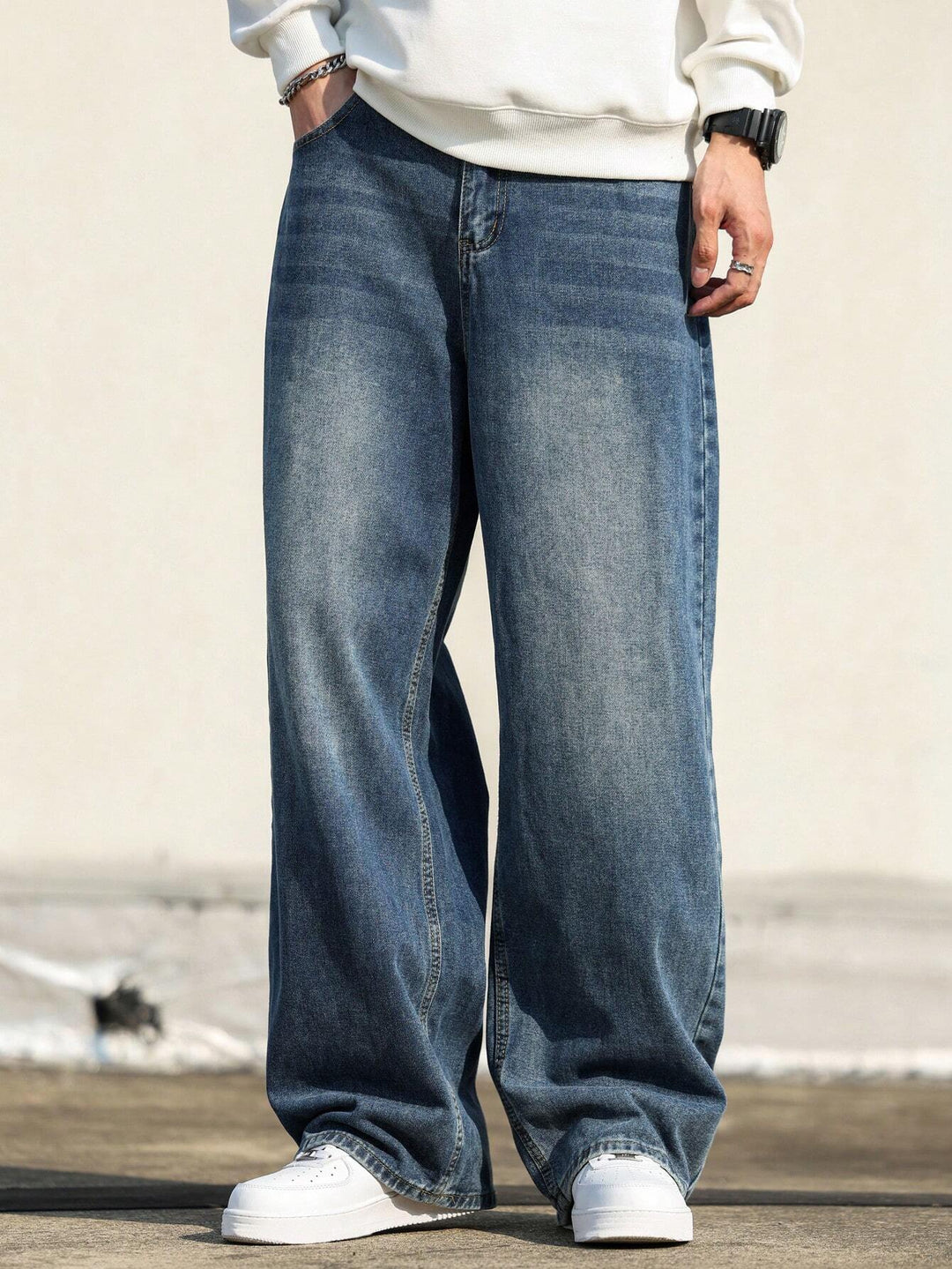Jeans SHEIN, albastru