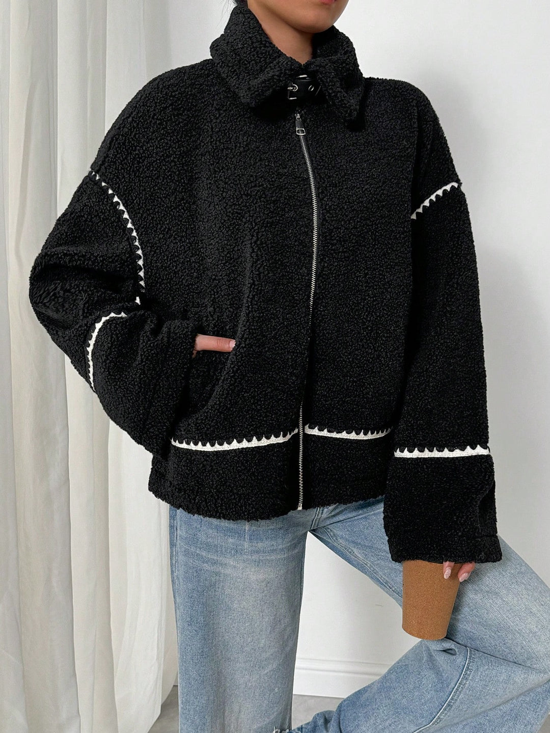 Palton SHEIN, negru