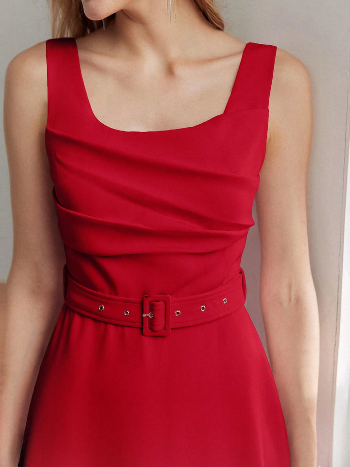Rochie maxi SHEIN, roșu
